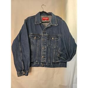 Vintage Wrangler Hero Denim Jacket Mens Size XL